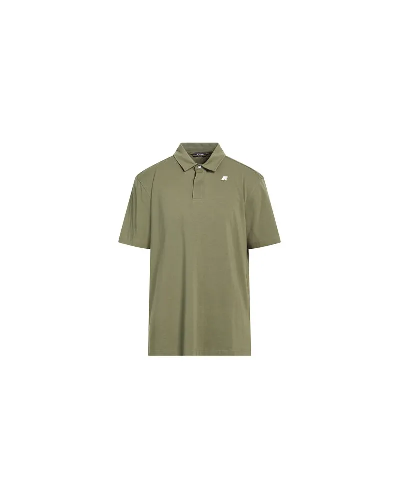 K-Way TOPS - Poloshirtsauf YOOX.COM Militärgrün