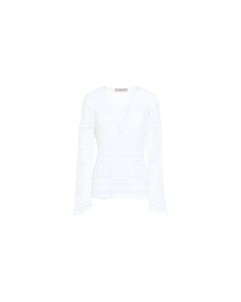 D.EXTERIOR STRICKWAREN - Pulloverauf YOOX.COM Weiß