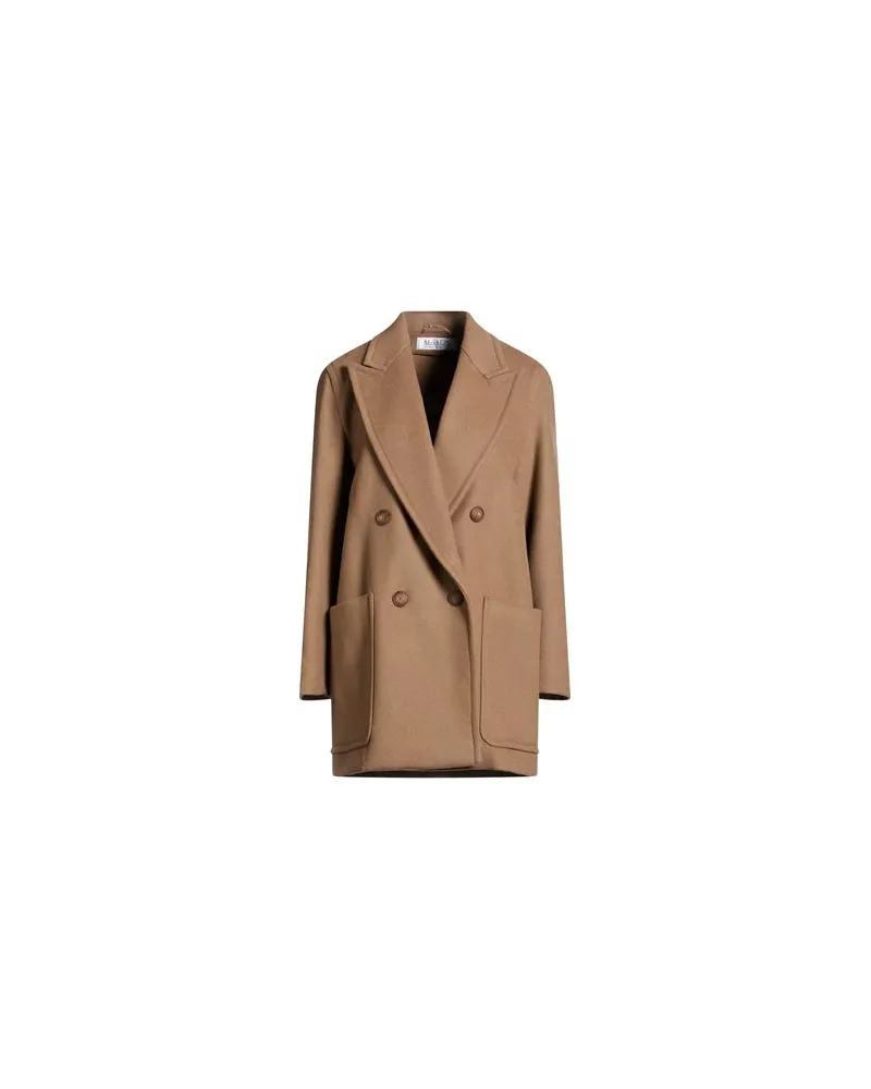 Max Mara JACKEN & MÄNTEL - Mäntelauf YOOX.COM Hellbraun