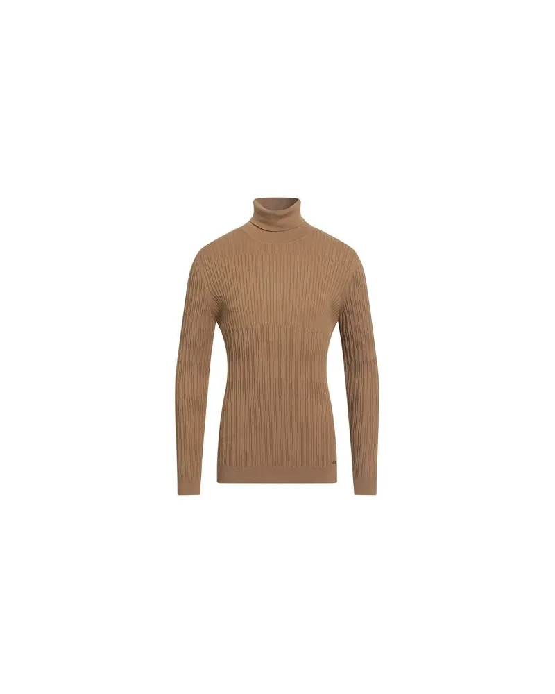 HUGO BOSS STRICKWAREN - Rollkragenpulloverauf YOOX.COM Kamel