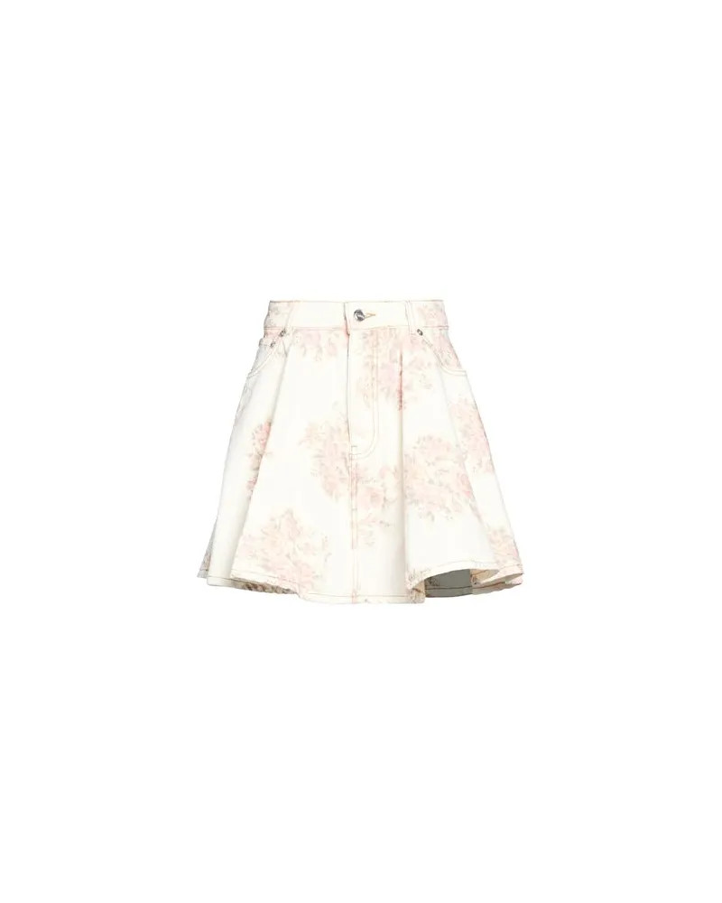 Ganni HOSEN & RÖCKE - Jeansröckeauf YOOX.COM Elfenbein
