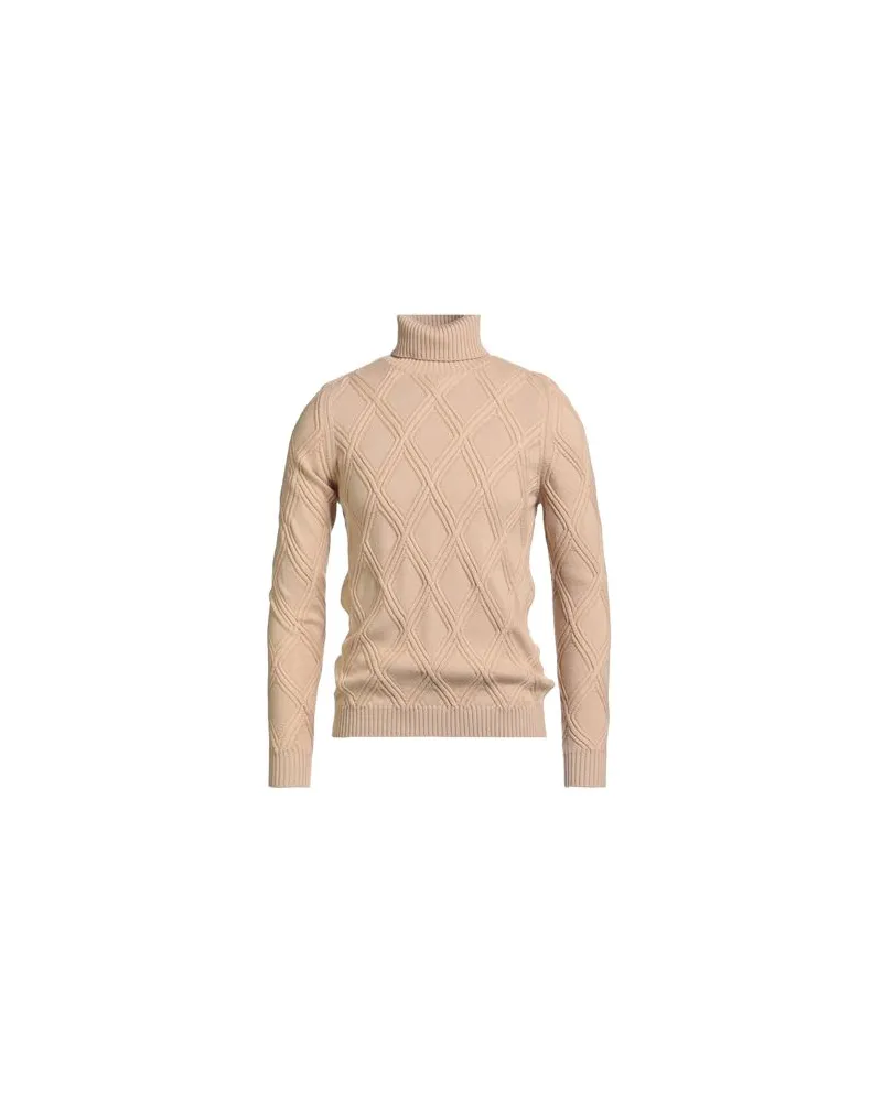 Alpha Studio STRICKWAREN - Rollkragenpulloverauf YOOX.COM Beige