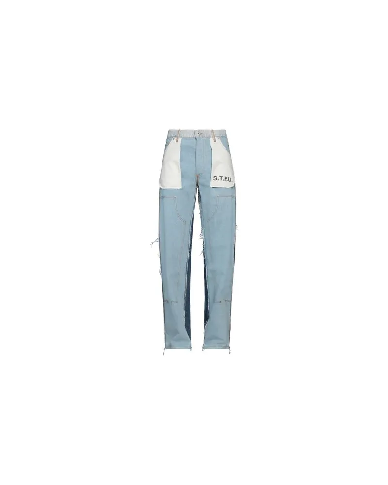 Heron Preston HOSEN & RÖCKE - Jeanshosenauf YOOX.COM Blau