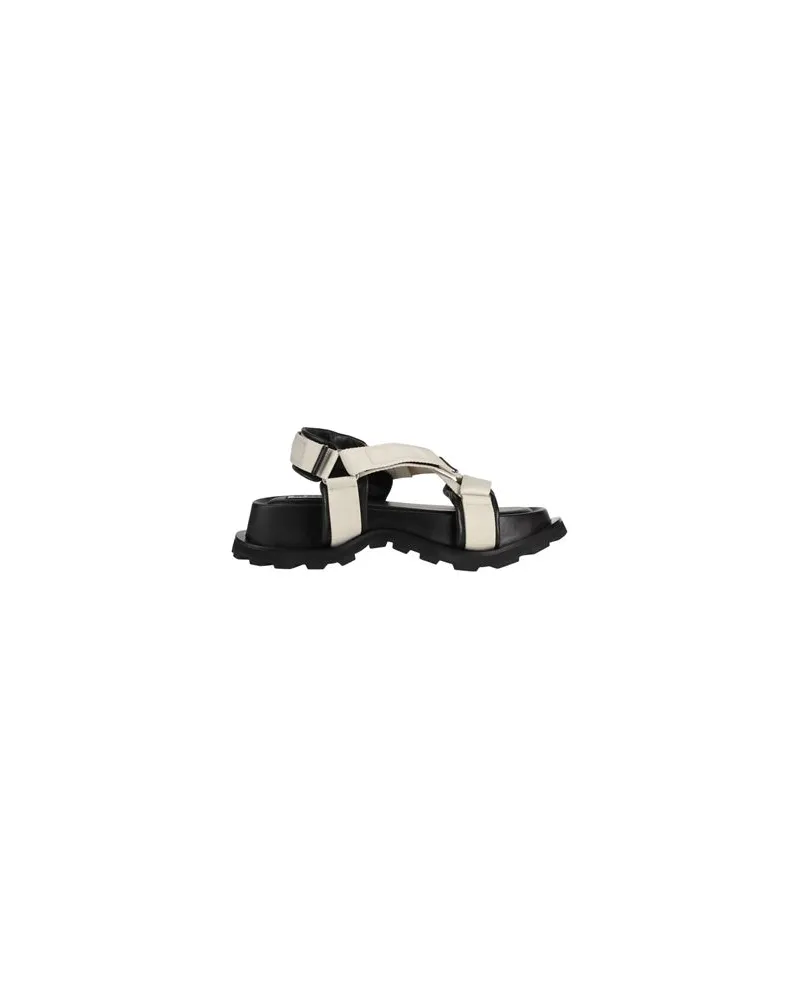 Jil Sander SCHUHE - Sandalenauf YOOX.COM Elfenbein