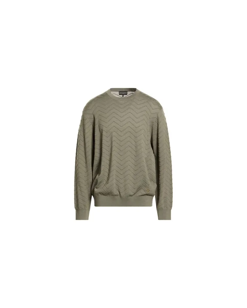Emporio Armani STRICKWAREN - Pulloverauf YOOX.COM Militärgrün