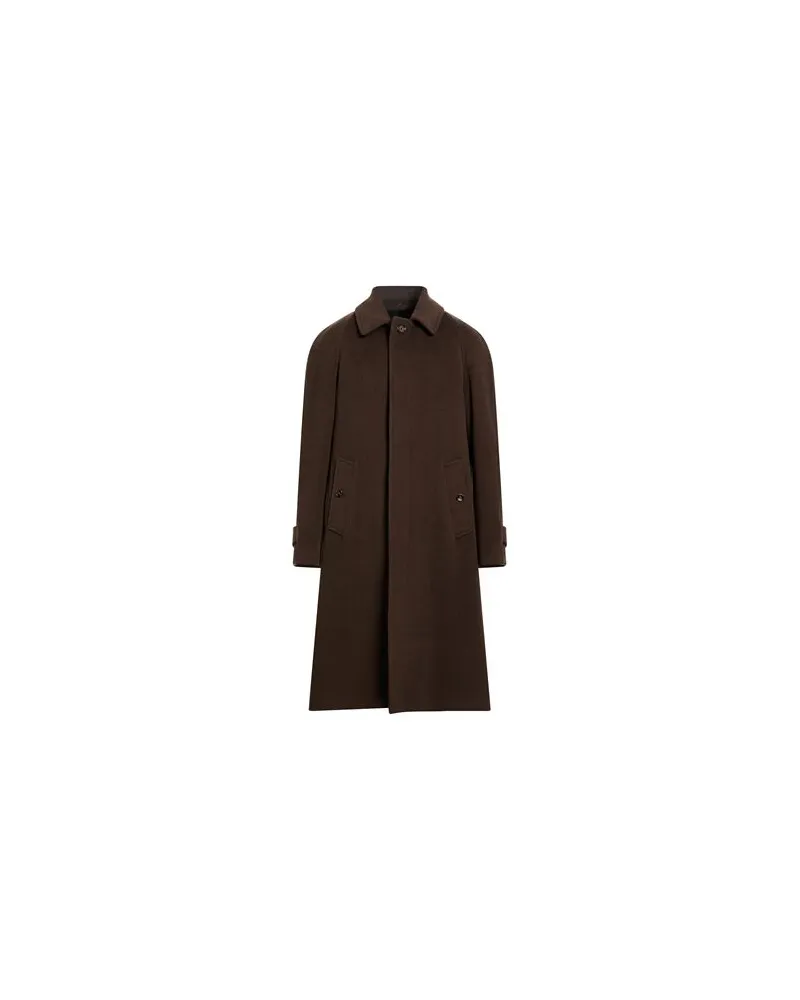 LARDINI JACKEN & MÄNTEL - Mäntelauf YOOX.COM Schokobraun