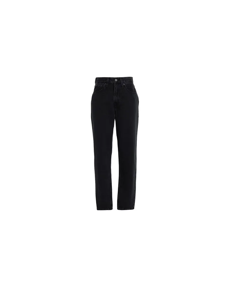 Levi's 80S MOM JEAN  - HOSEN & RÖCKE - Jeanshosenauf YOOX.COM Schwarz