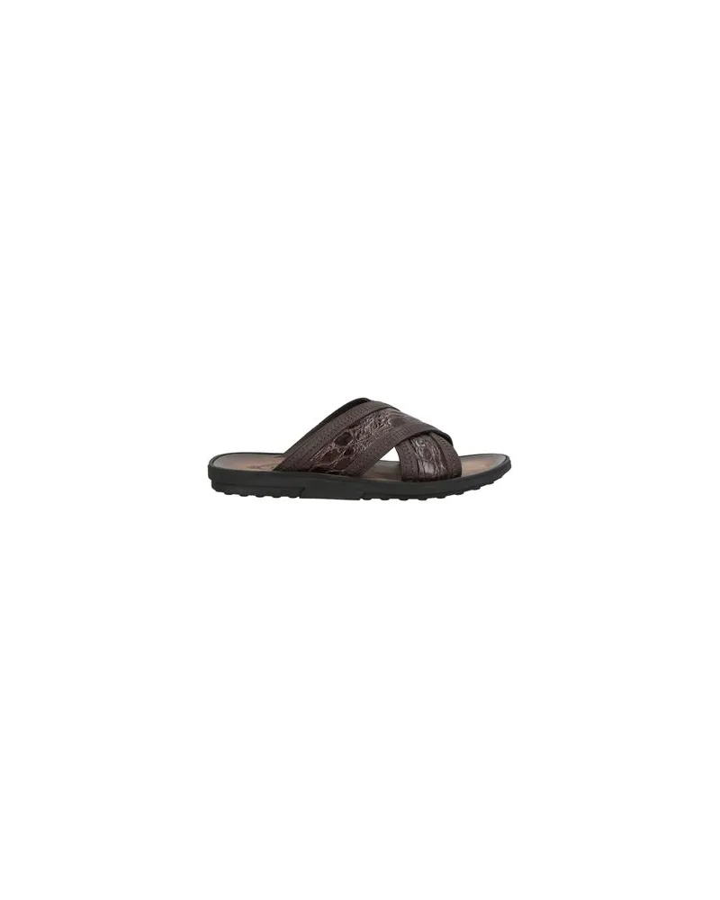 TOD'S SCHUHE - Sandalenauf YOOX.COM Dunkelbraun