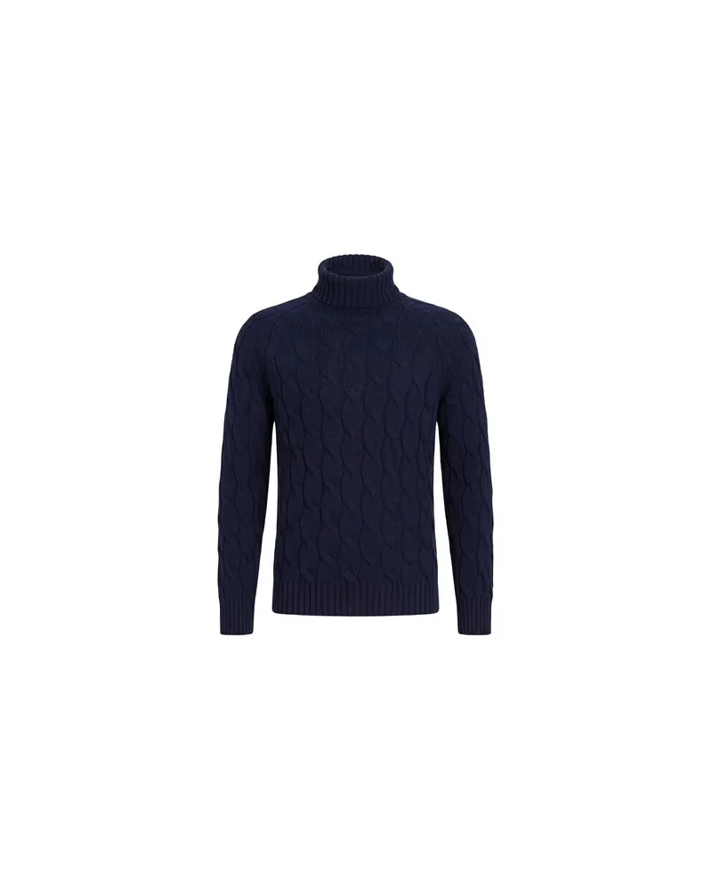 Gran Sasso STRICKWAREN - Rollkragenpulloverauf YOOX.COM Blau