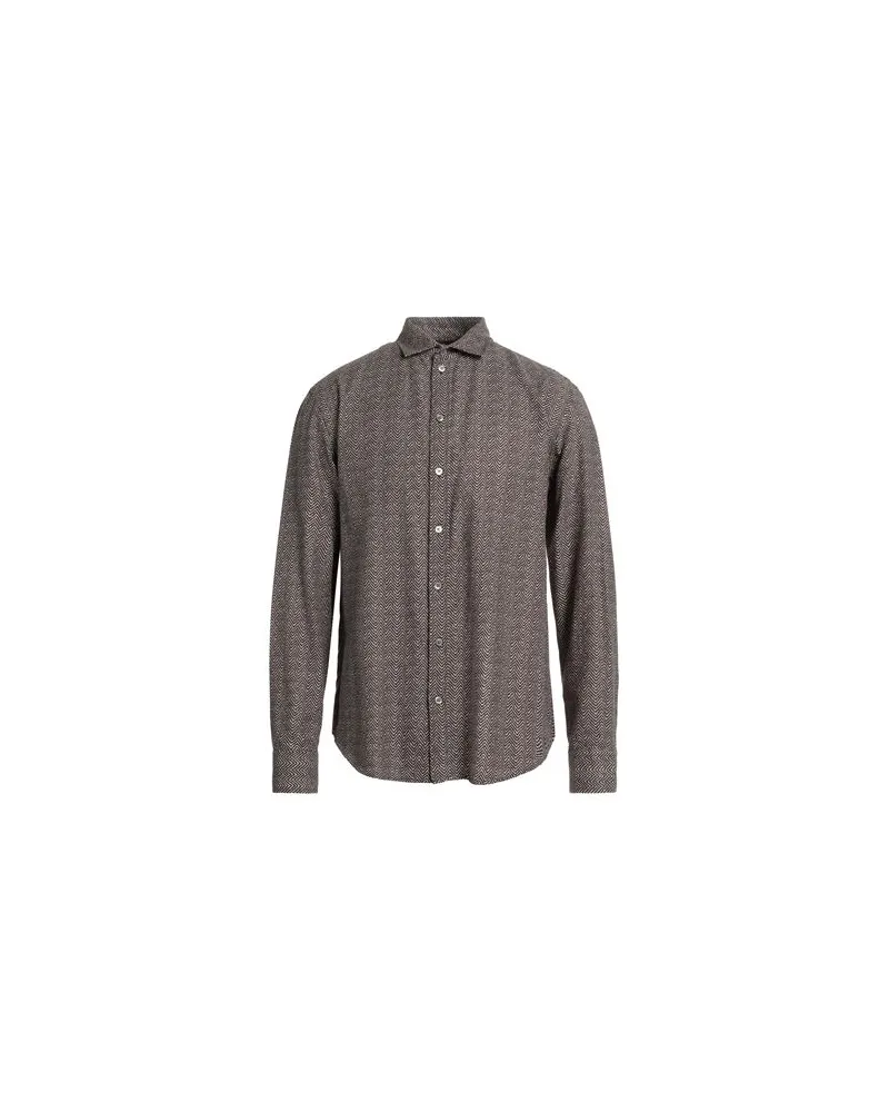 Emporio Armani TOPS - Hemdenauf YOOX.COM Dunkelbraun