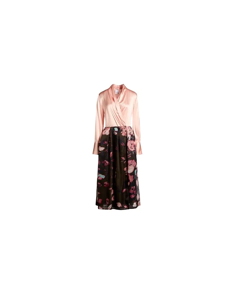 Sara Roka KLEIDER - Midi-Kleiderauf YOOX.COM Rosa