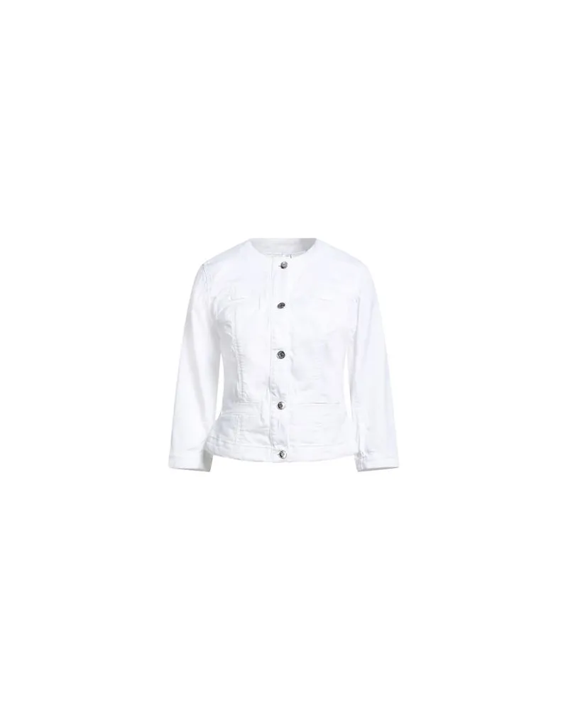 Liu Jo JACKEN & MÄNTEL - Jeansjacken/Mäntelauf YOOX.COM Weiß