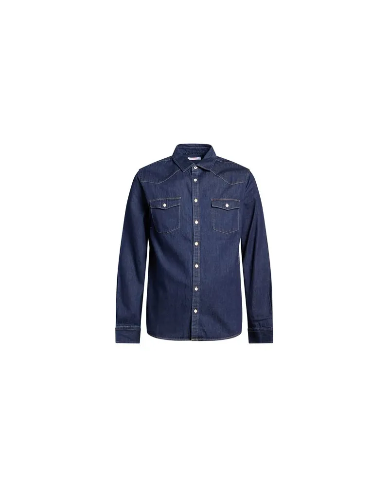 Sun68 TOPS - Jeanshemdenauf YOOX.COM Blau