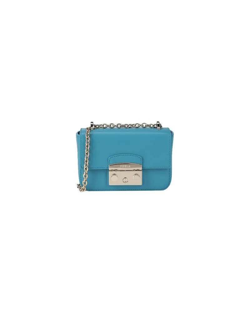 Furla METROPOLIS MINI CROSSBODY  - TASCHEN - Schultertaschenauf YOOX.COM Tūrkis
