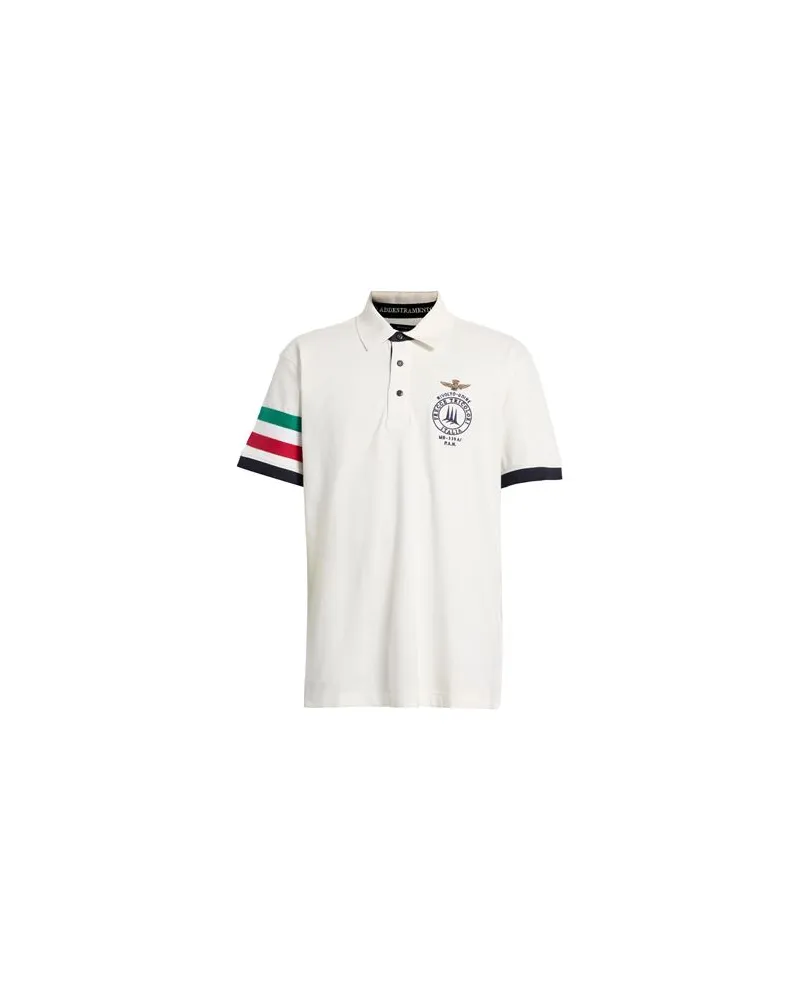 Aeronautica Militare FRECCE TRICOLORI - TOPS - Poloshirtsauf YOOX.COM Weiß