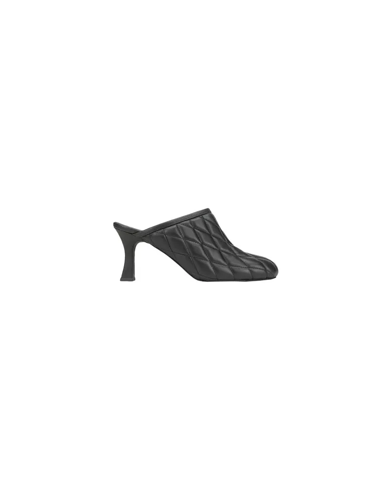 8 by Yoox QUILTED LEATHER MULES  - SCHUHE - Mules & Clogsauf YOOX.COM Schwarz
