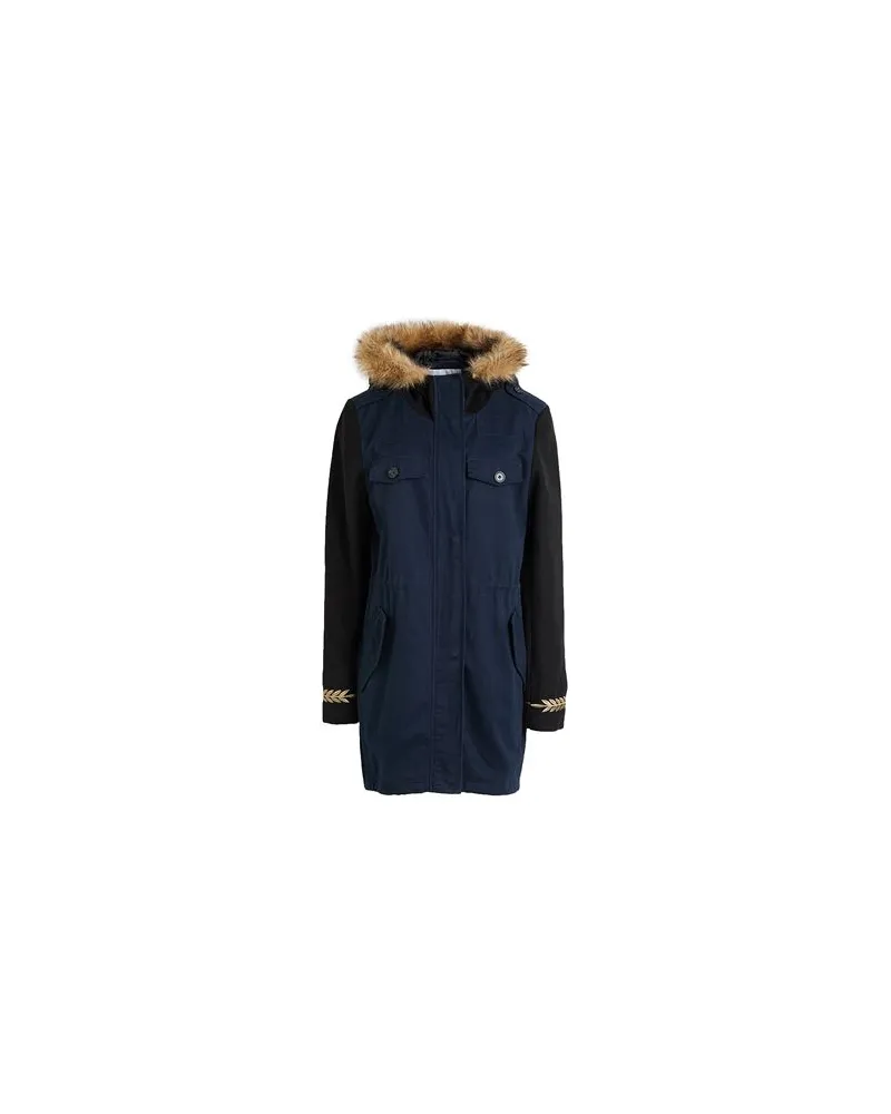 Vila JACKEN & MÄNTEL - Mäntelauf YOOX.COM Marineblau