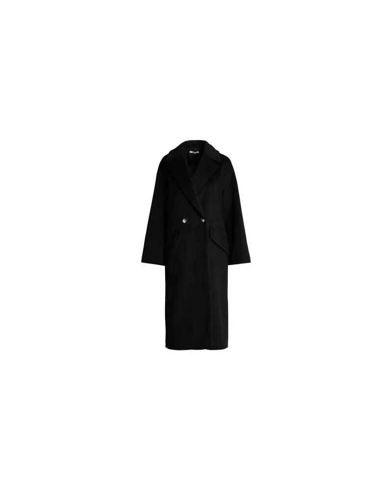 Biancoghiaccio JACKEN & MÄNTEL - Mäntelauf YOOX.COM Schwarz
