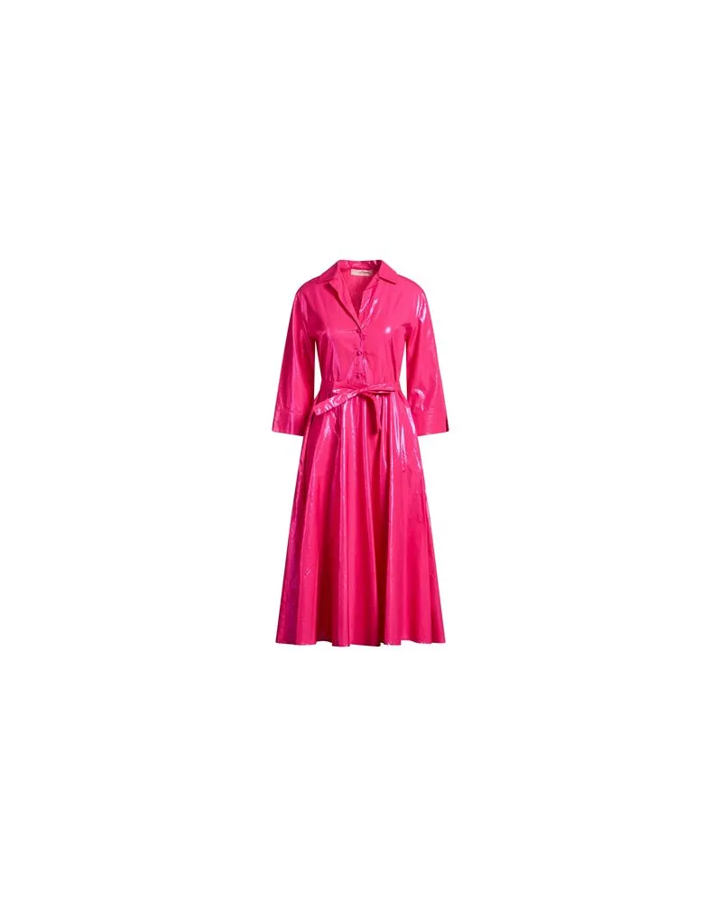 Jucca KLEIDER - Midi-Kleiderauf YOOX.COM Fuchsia