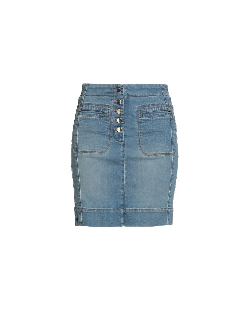 Moschino HOSEN & RÖCKE - Jeansröckeauf YOOX.COM Blau