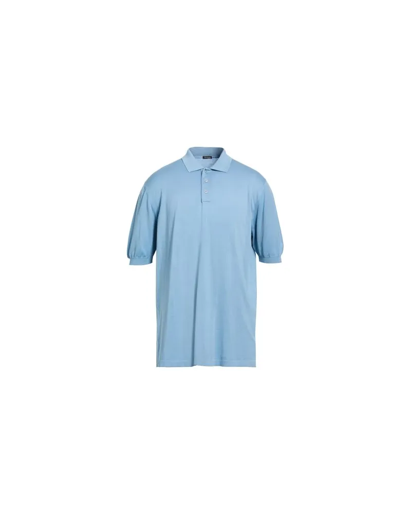 Kiton TOPS - Poloshirtsauf YOOX.COM Hellblau
