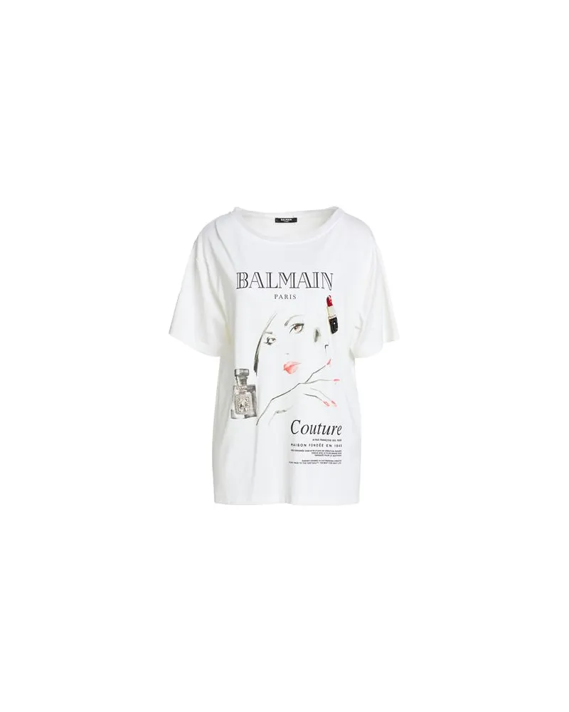 Balmain TOPS - T-shirtsauf YOOX.COM Weiß
