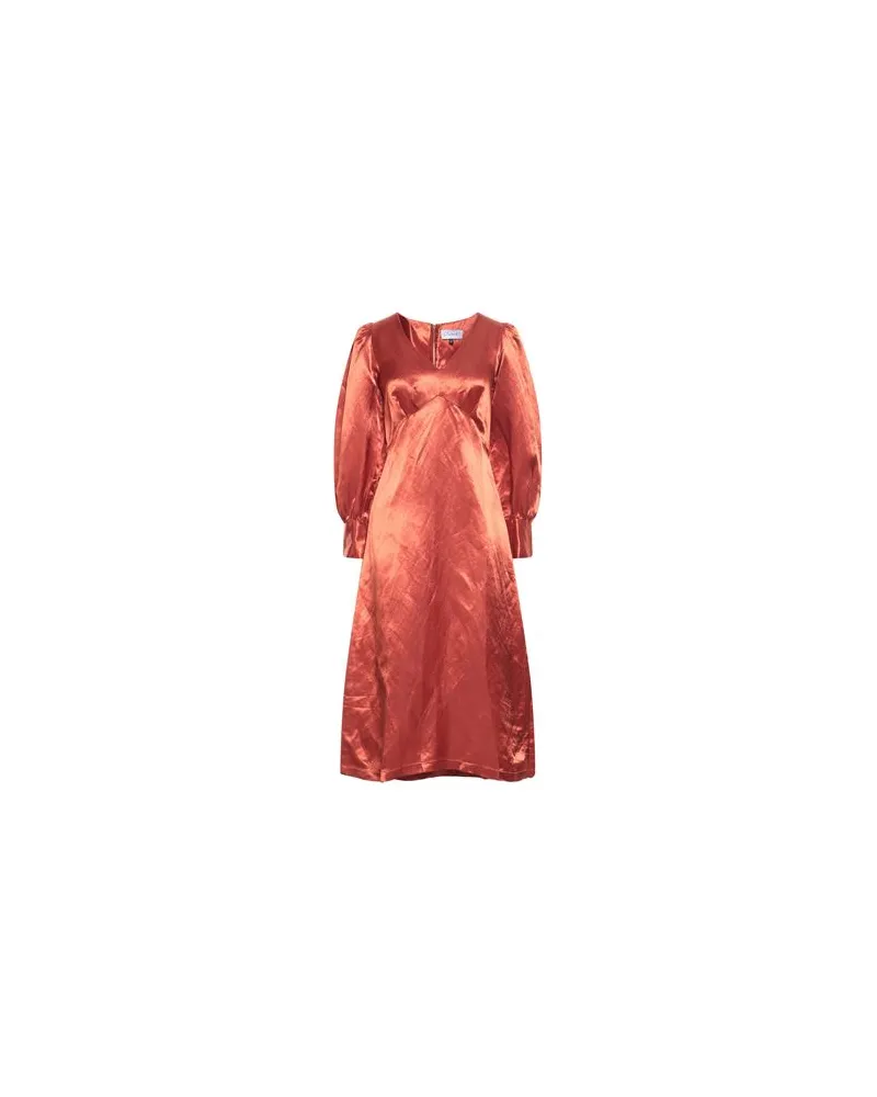 Closet KLEIDER - Midi-Kleiderauf YOOX.COM Rostrot