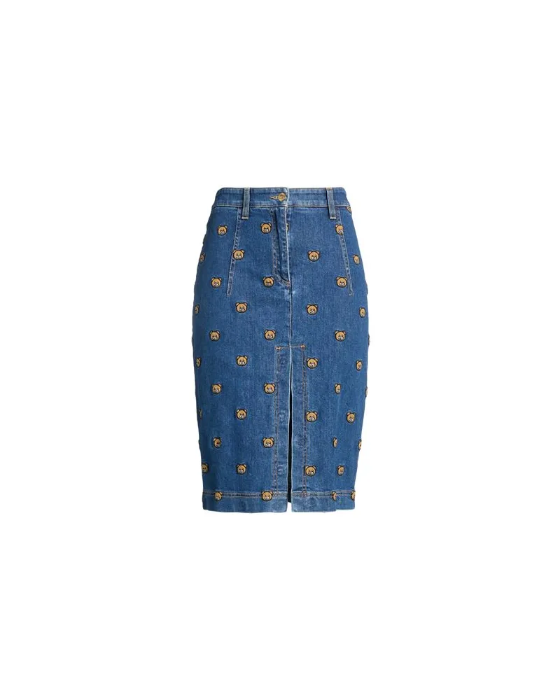 Moschino HOSEN & RÖCKE - Jeansröckeauf YOOX.COM Blau