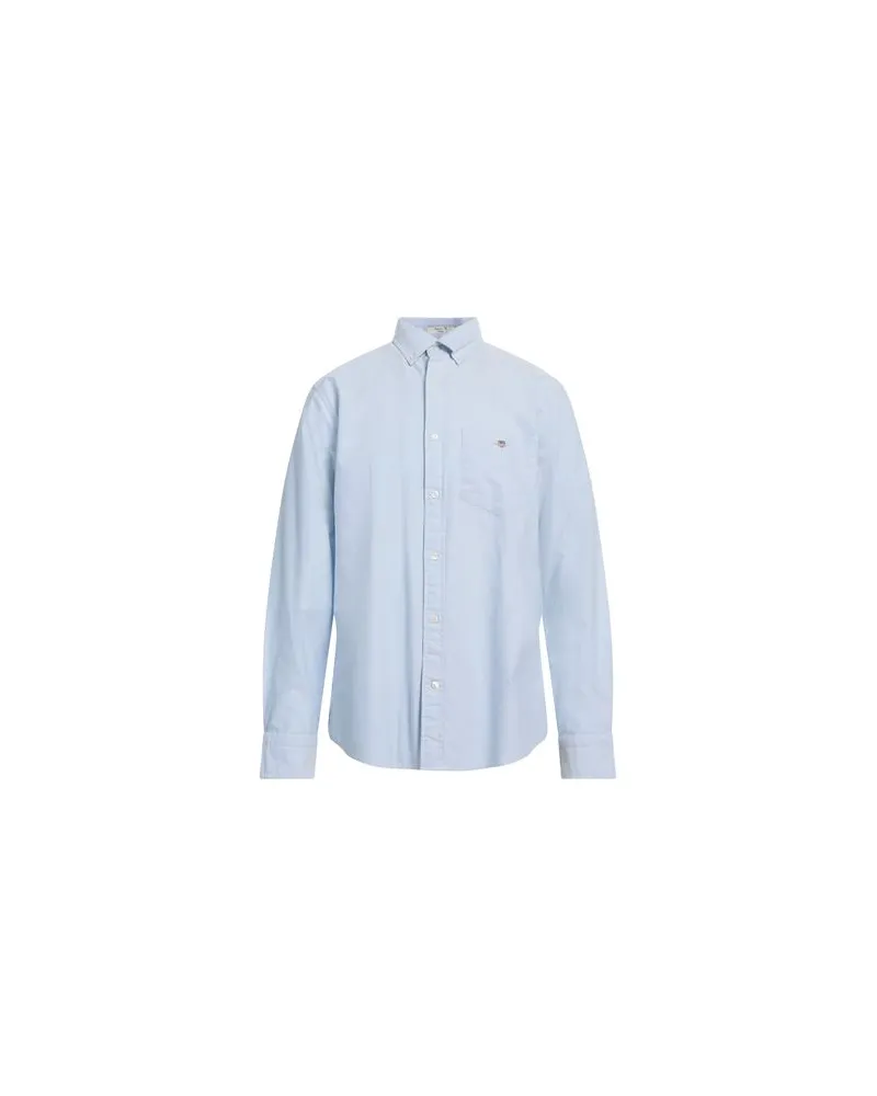 Gant TOPS - Hemdenauf YOOX.COM Hellblau