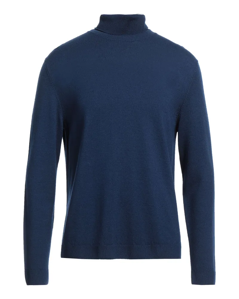 Massimo Alba Rollkragenpullover Marineblau