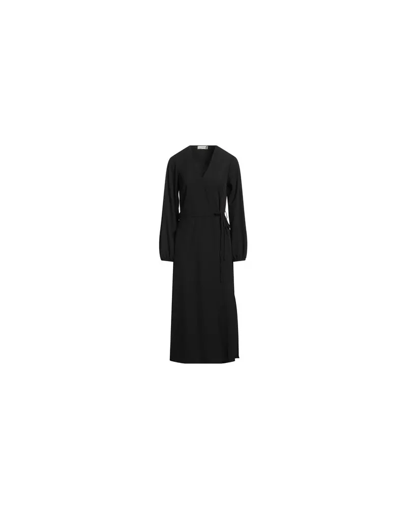 HAVEONE KLEIDER - Midi-Kleiderauf YOOX.COM Schwarz