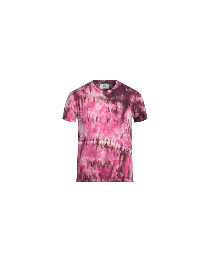 AMI Paris TOPS - T-shirtsauf YOOX.COM Fuchsia