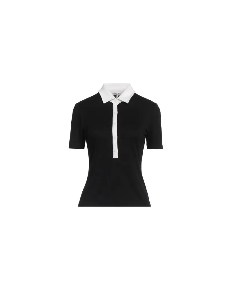 Rag & Bone TOPS - Poloshirtsauf YOOX.COM Schwarz
