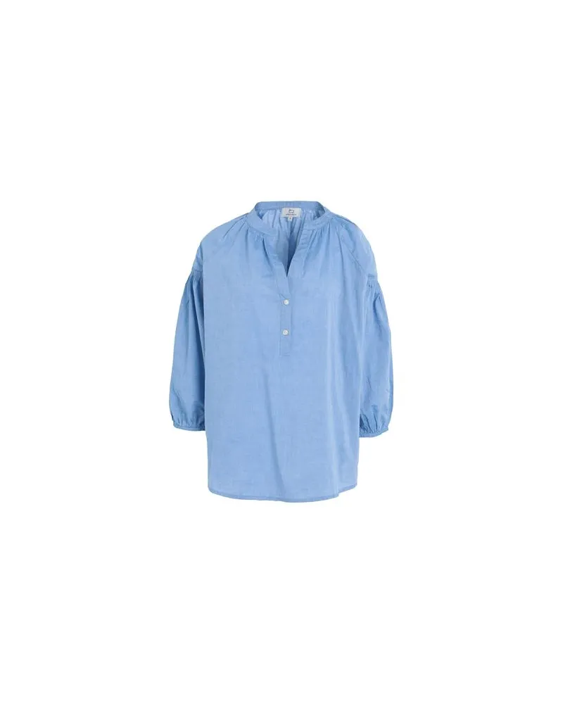 Woolrich CHAMBRAY BLOUSE   - TOPS - Topsauf YOOX.COM Hellblau