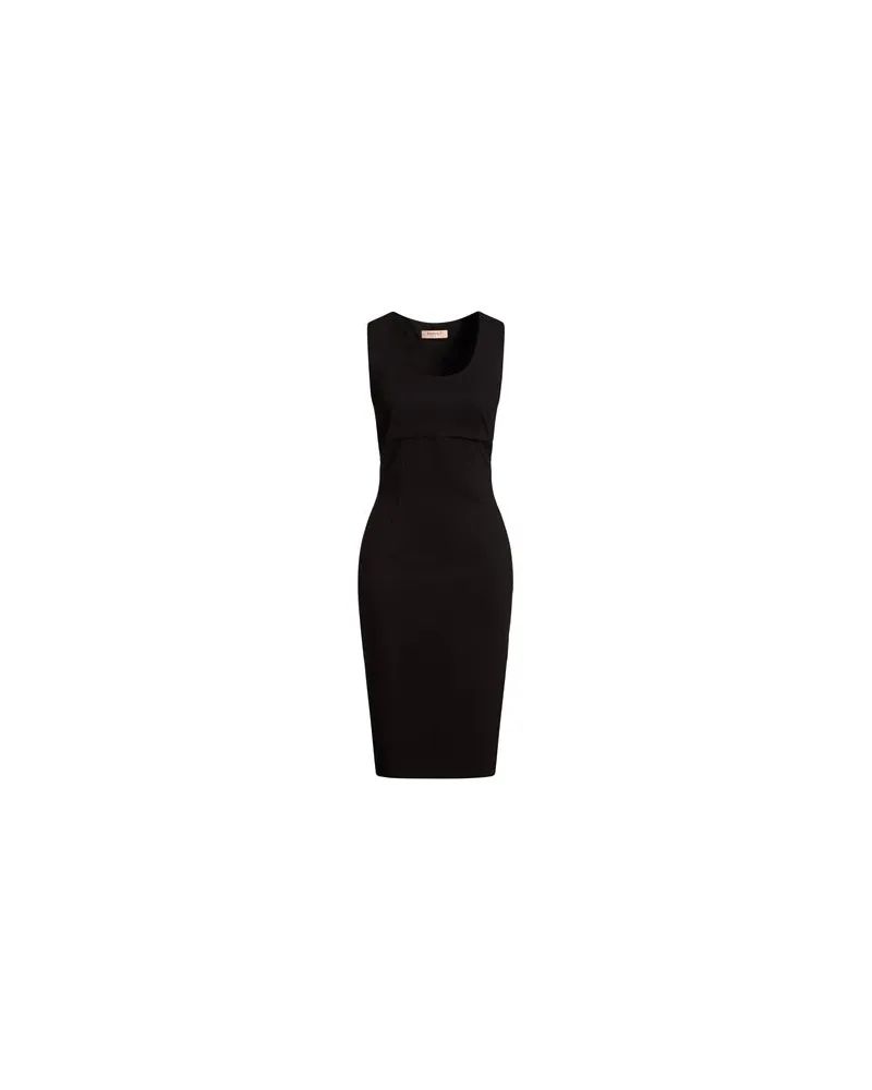 Twin-Set KLEIDER - Midi-Kleiderauf YOOX.COM Schwarz