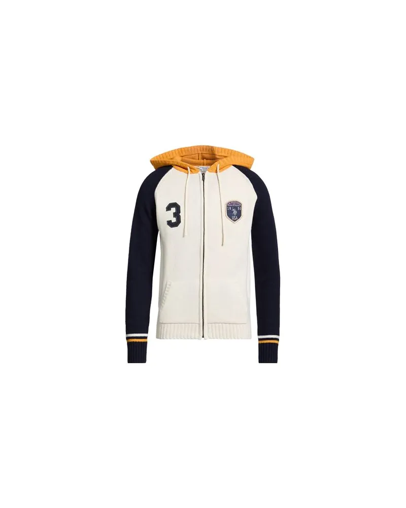 U.S. Polo Assn.  STRICKWAREN - Strickjackenauf YOOX.COM Elfenbein