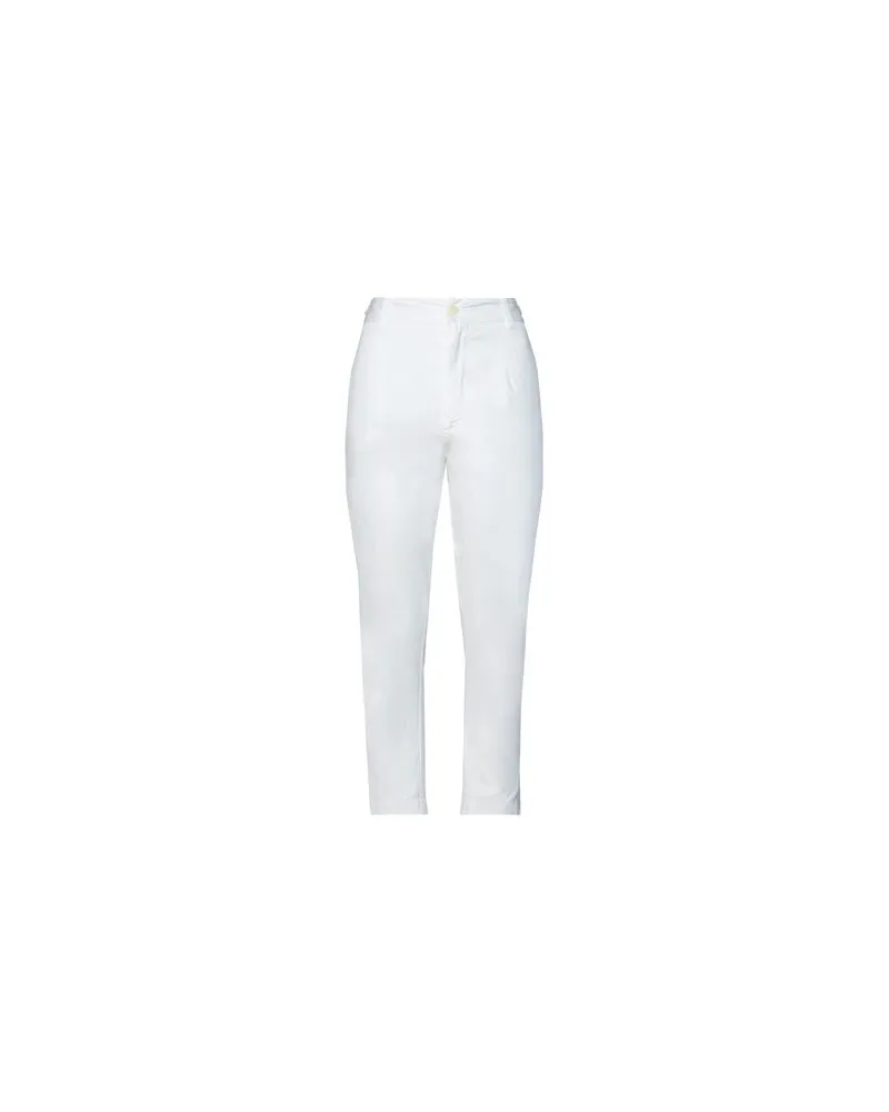 VIRNA DRÒ HOSEN & RÖCKE - Hosenauf YOOX.COM Weiß