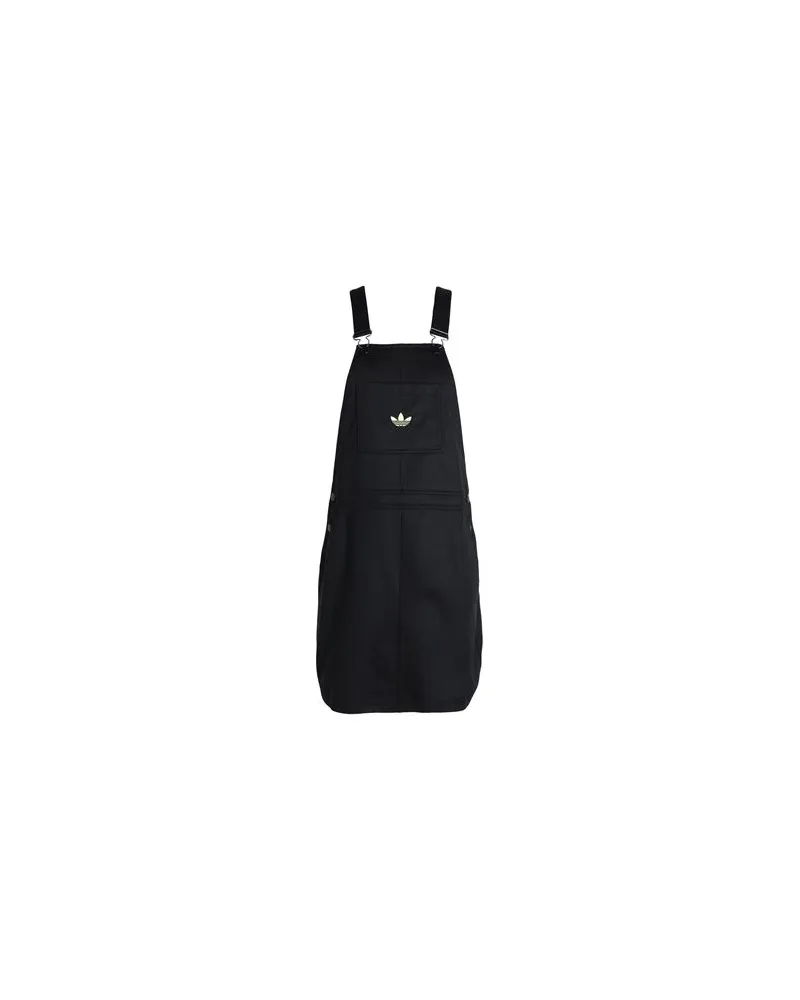 adidas DUNGAREE DRESS  - DUNGAREE DRESS - OVERALLS - Lange Overallsauf YOOX.COM Schwarz