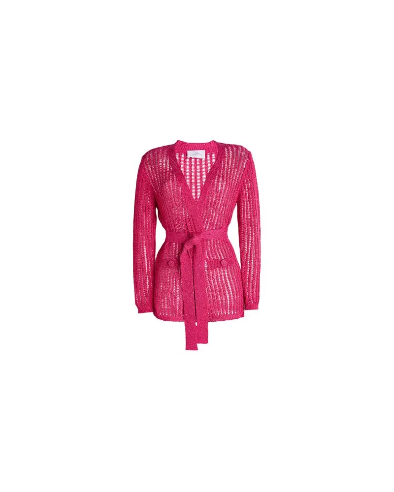Soallure STRICKWAREN - Strickjackenauf YOOX.COM Magenta