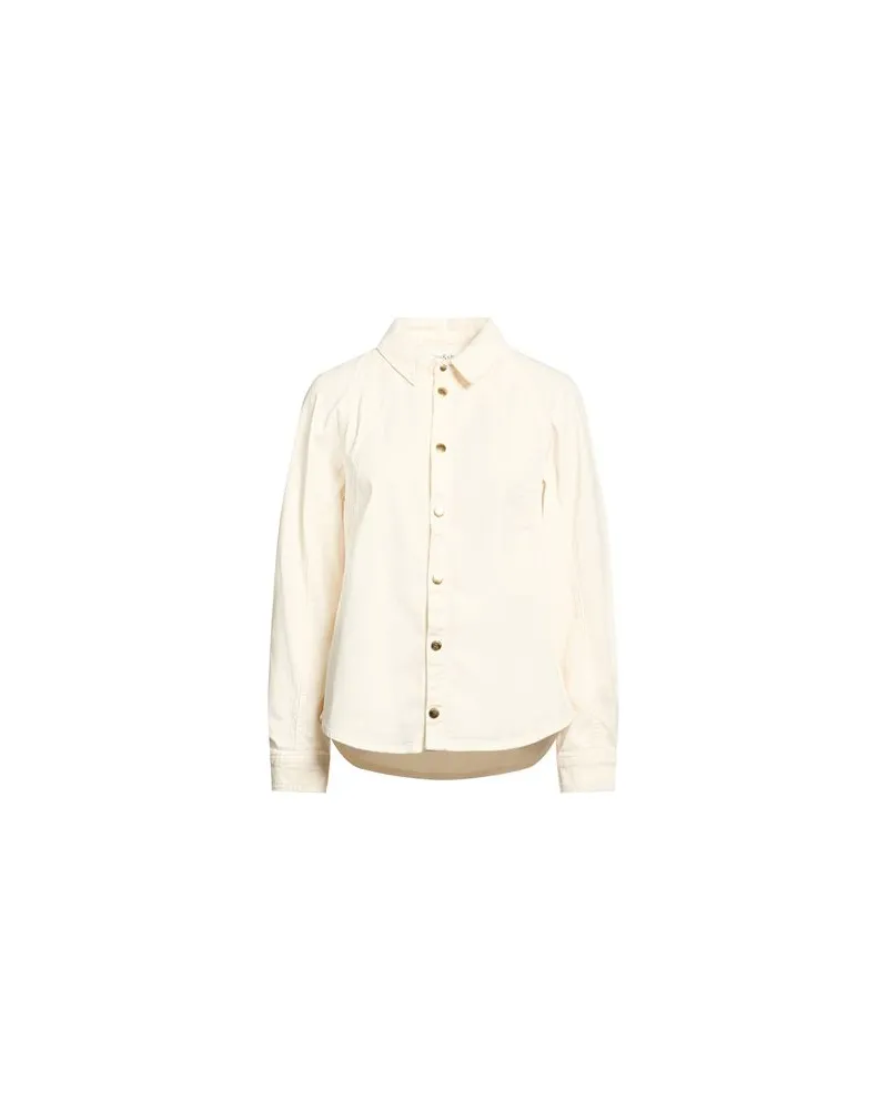 ba&sh TOPS - Hemdenauf YOOX.COM Cremeweiß