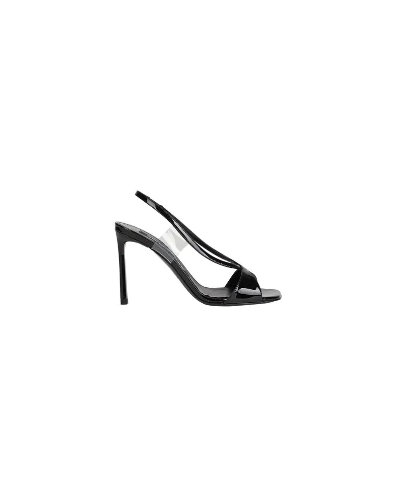 Sergio Rossi SCHUHE - Sandalenauf YOOX.COM Schwarz