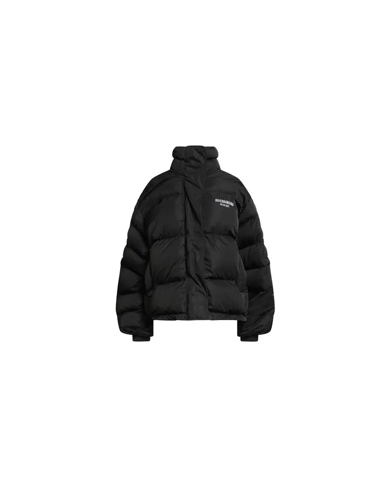 Dolce & Gabbana JACKEN & MÄNTEL - Pufferjacken & Daunenjackenauf YOOX.COM Schwarz