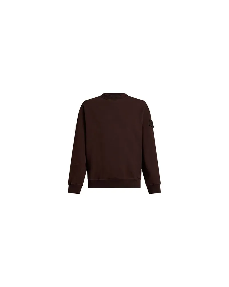 Stone Island TOPS - Sweatshirtsauf YOOX.COM Dunkelbraun