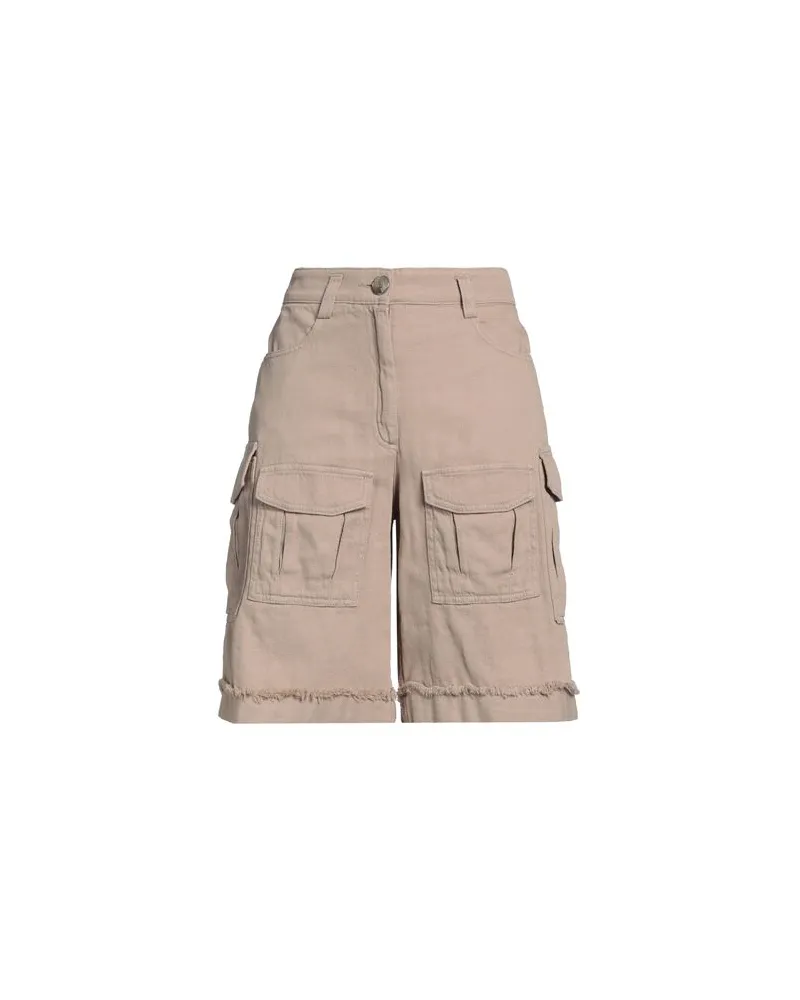 8PM HOSEN & RÖCKE - Jeansshortsauf YOOX.COM Beige