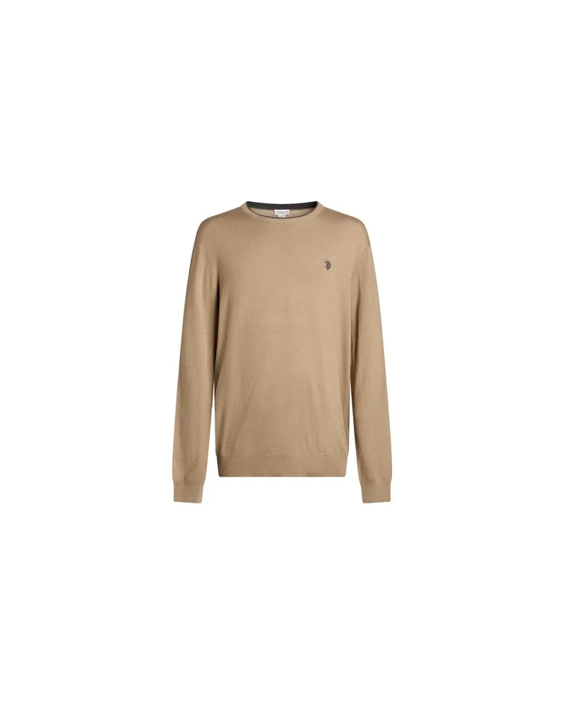 U.S. Polo Assn.  STRICKWAREN - Pulloverauf YOOX.COM Sand