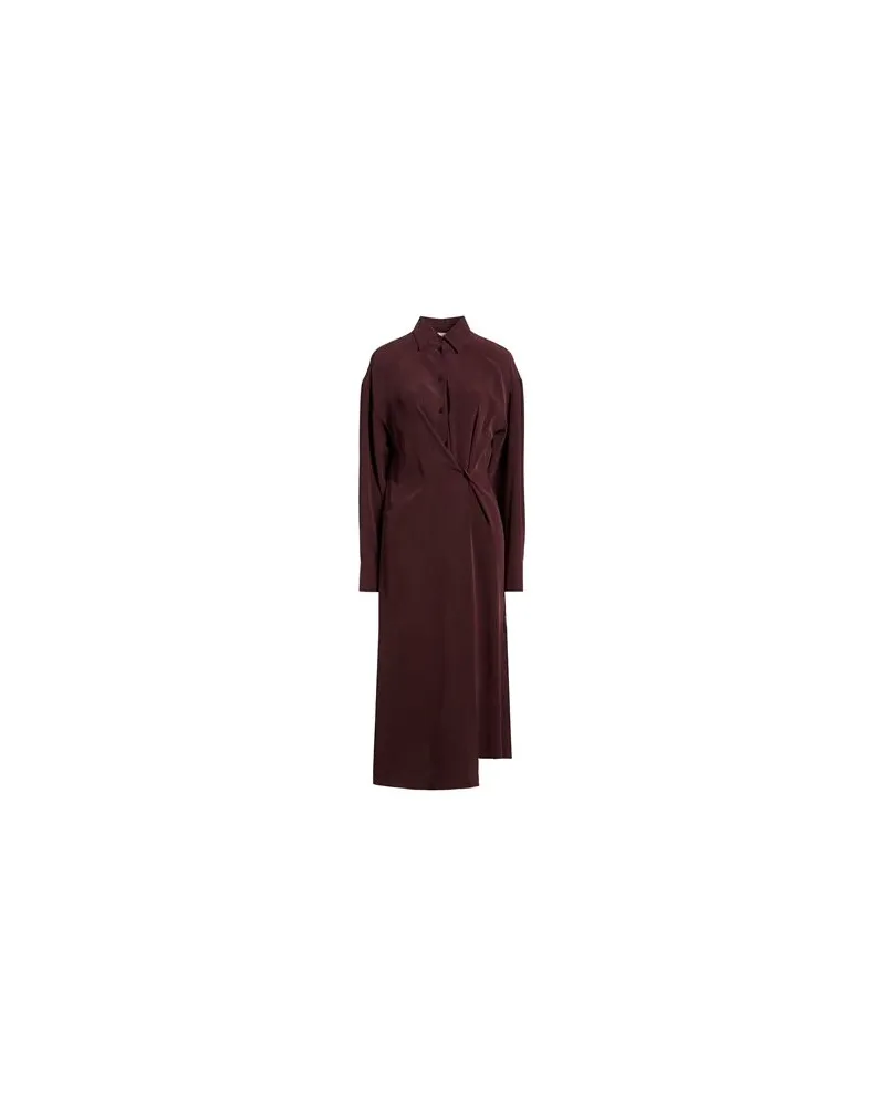 ALYSI CRÈME - KLEIDER - Midi-Kleiderauf YOOX.COM Pflaume