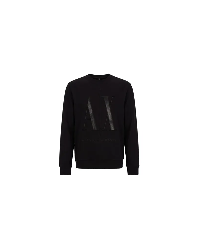 Armani Exchange TOPS - Sweatshirtsauf YOOX.COM Schwarz