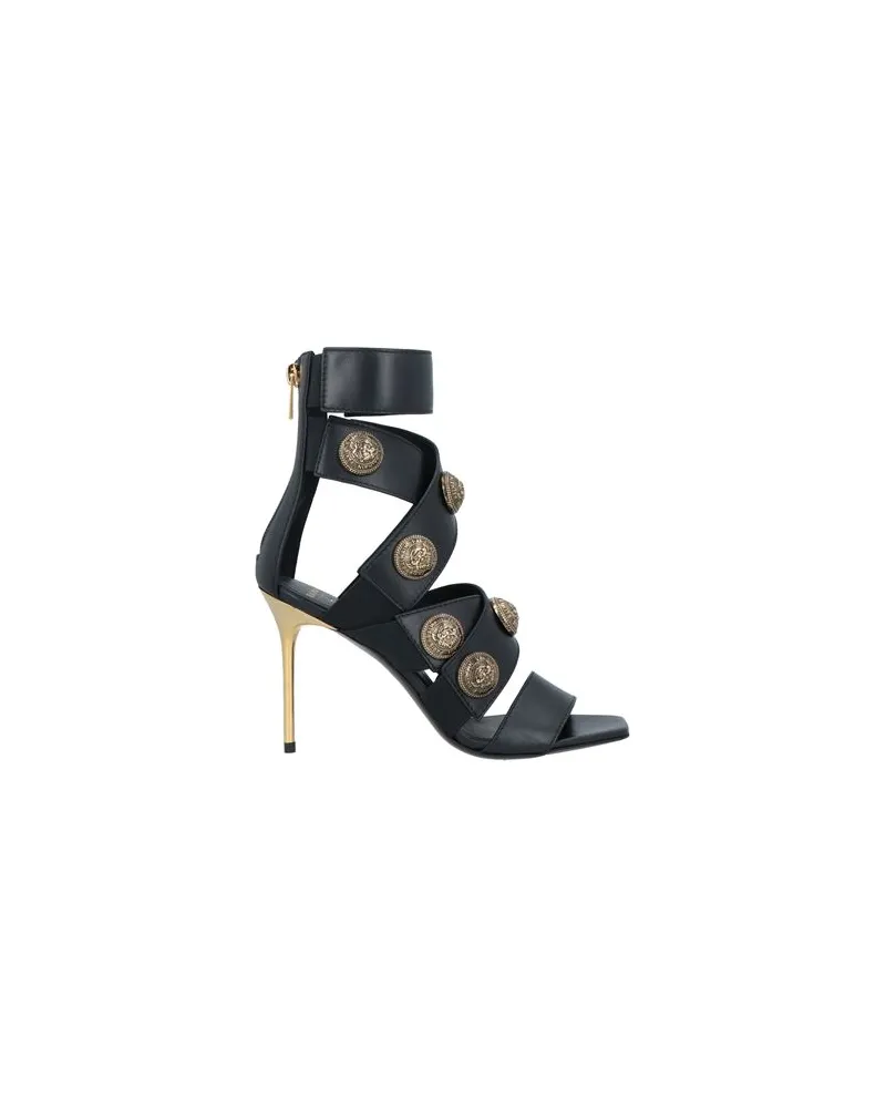 Balmain SCHUHE - Sandalenauf YOOX.COM Schwarz