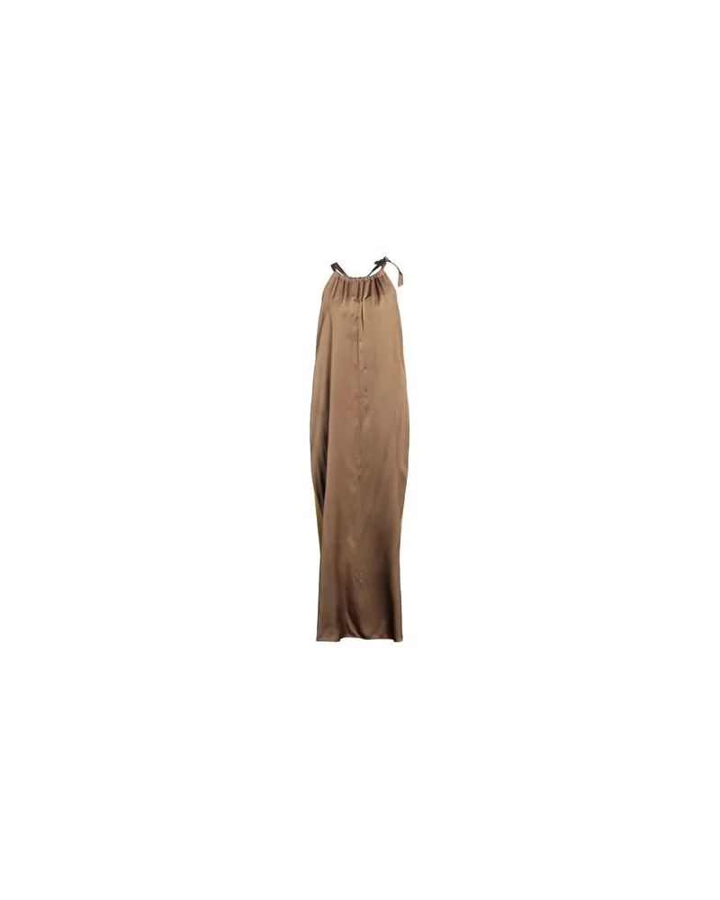 Icona By Kaos KLEIDER - Maxi-Kleiderauf YOOX.COM Khaki