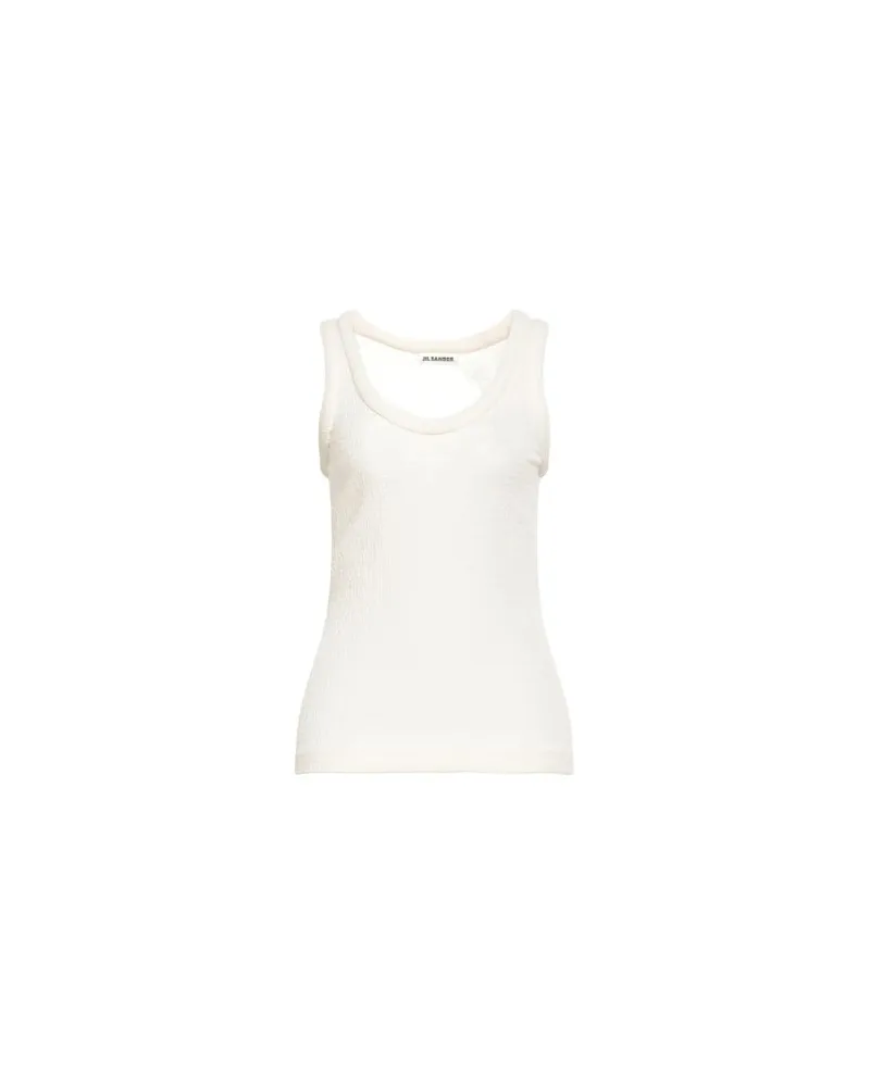 Jil Sander TOPS - Tank Topsauf YOOX.COM Cremeweiß